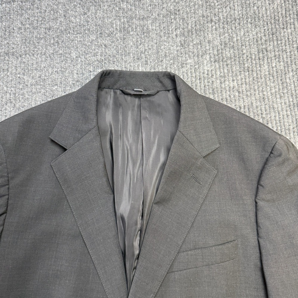 Bonobos Blazer Mens 40R Slim Fit Gray Marzotta Wool Suit Jacket Unstructured - Picture 11 of 16